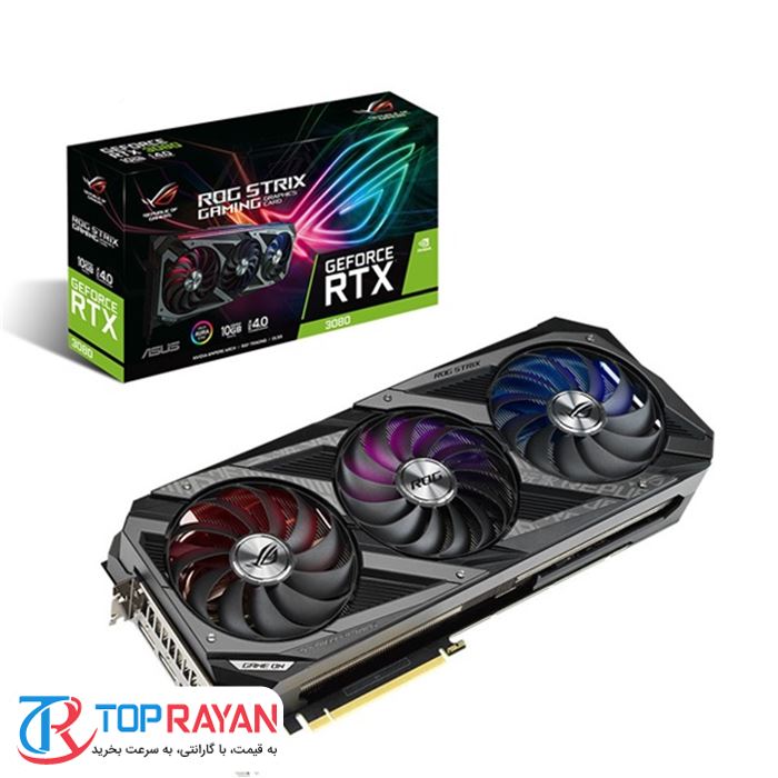 کارت گرافیک ایسوس STRIX GeForce RTX3080 O10G LHR GAMING - 2