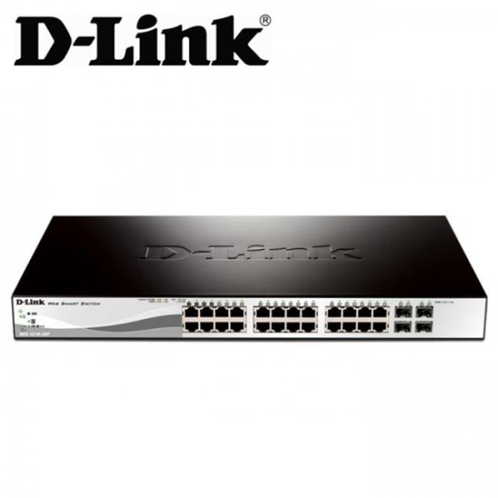 سوییچ 28 پورت گیگابیتی دی-لینک مدل DGS-1210-28 با 24 پورت UTP و 4 پورت SFP - 6