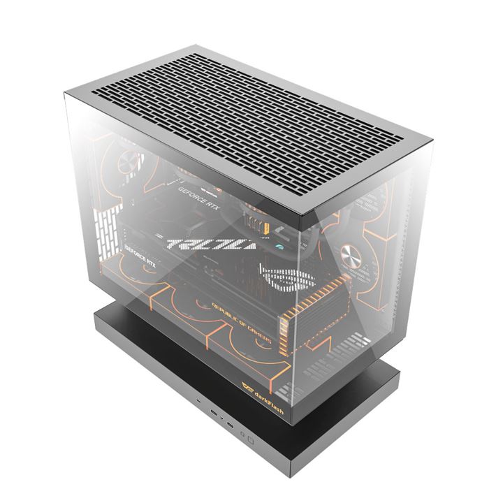 کیس کامپیوتر گیمینگ دارک فلش مدل FLOATRON F1 - 4