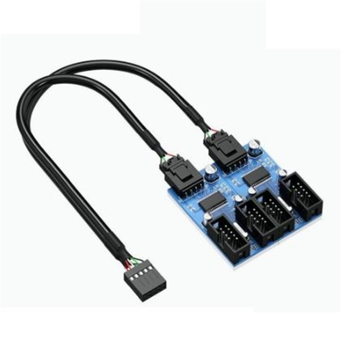 اسپلیتر و هاب USB 9 Pin اینترنال مادربورد