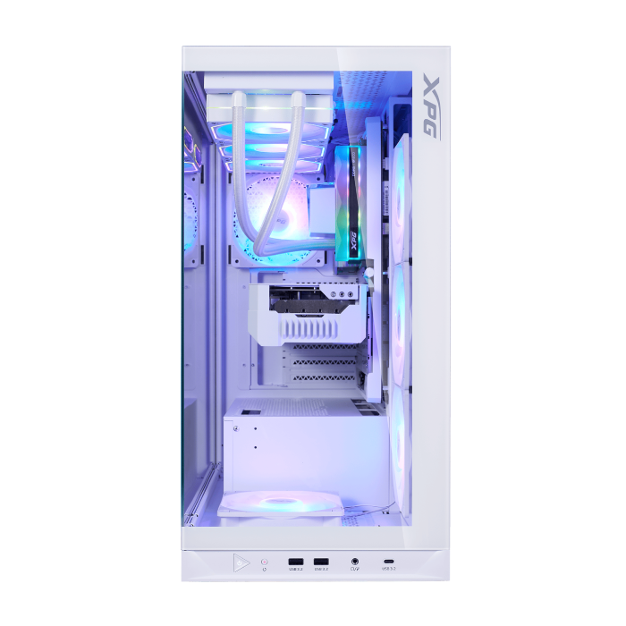 کیس گیمینگ ای دیتا مدل XPG Invader X BTF MID-TOWER Chassis White - 5