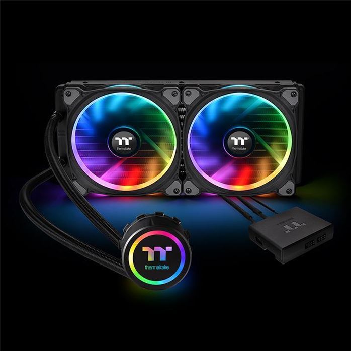 خنک کننده مایع پردازنده ترمالتیک مدل Floe Riing RGB 280 TT Premium Edition - 2