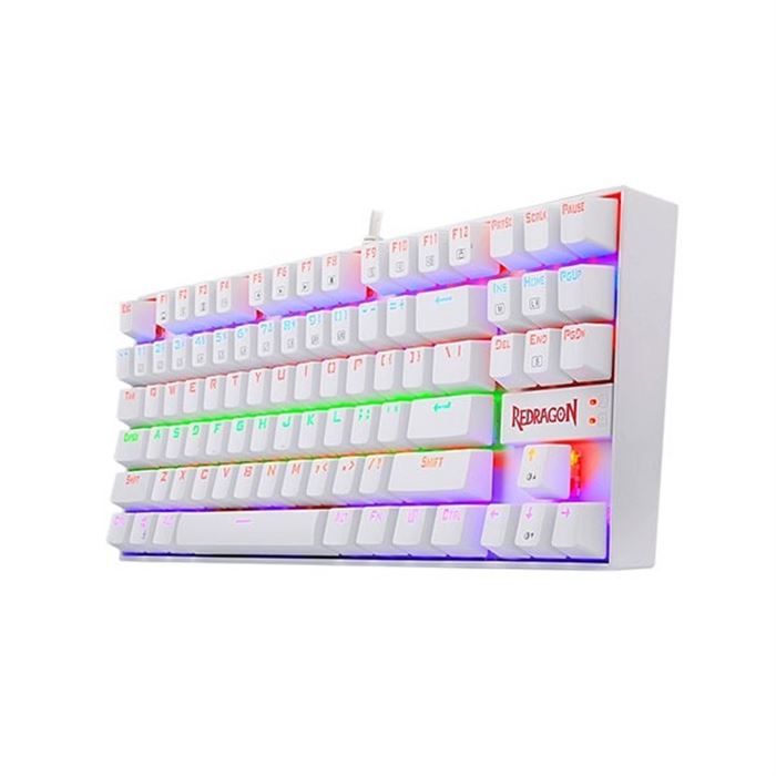 کیبورد گیمینگ ردراگون سفید Redragon K552 Kumara (سوییچ قرمز) - 4