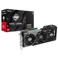 Asrock AMD Radeon™ RX 9070 XT Steel Legend Dark 16GB Card Ghraphics