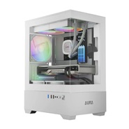 Gamdias AURA GC9M WH ARGB Micro-Tower Gaming Computer Case