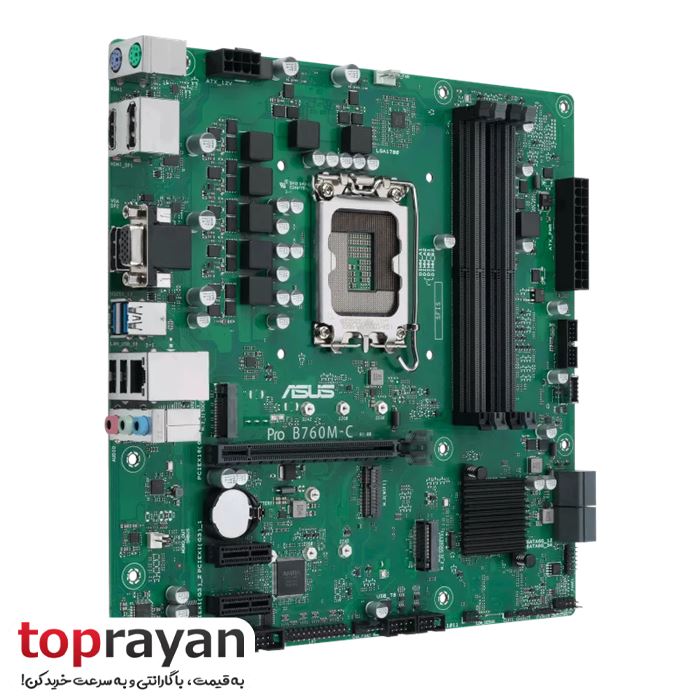 مادربرد ایسوس مدل ASUS Pro B760M-C-CSM سوکت LGA1700 - 2