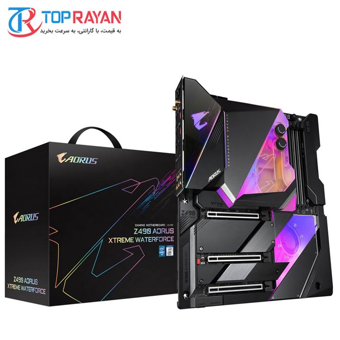 مادربورد گیگابایت مدل Z490 AORUS XTREME WATERFORCE سوکت 1200 - 7