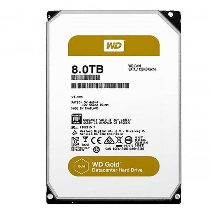 هارددیسک اینترنال وسترن دیجیتال مدل Gold WD8004FRYZ ظرفیت 8 ترابایت - 7