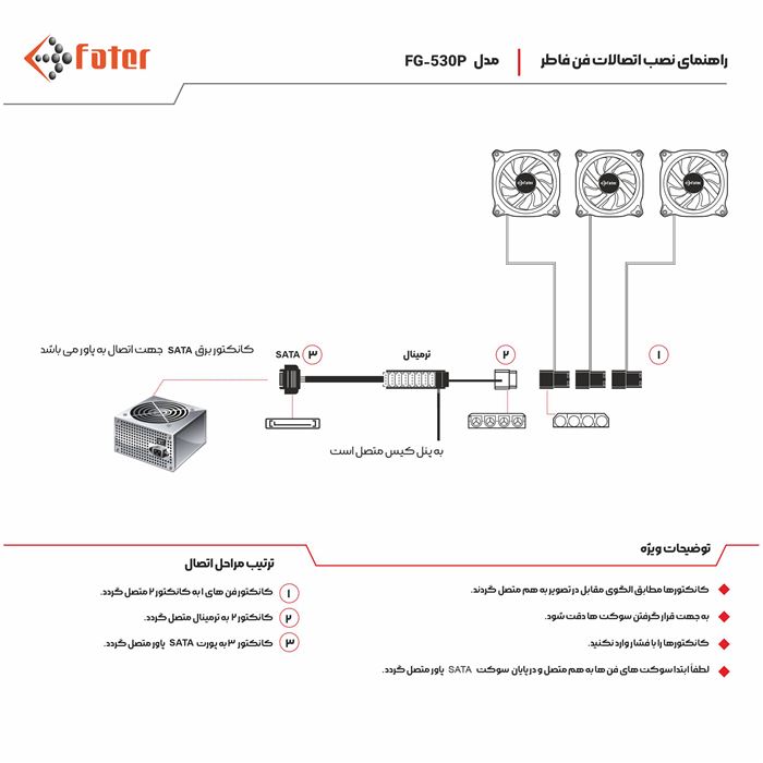 کیس کامپیوتر فاطر Case Fater FG-530P - 8