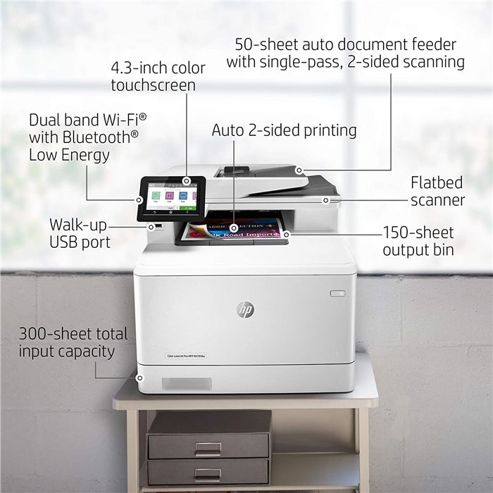 پرینتر چندکاره لیزری اچ‌ پی مدل Color LaserJet Pro MFP M479dw - 6