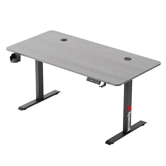 میز گیمینگ موتور دار ردراگون GD-3600G-XL 180cm Gray Teak  - 2
