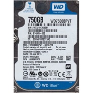 Western Digital WD7500BPVT BLUE 750GB NoteBook Hard Drive