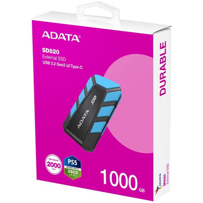 هارد SSD اکسترنال ای دیتا مدل SD820 ظرفیت 1 ترابایت - 5