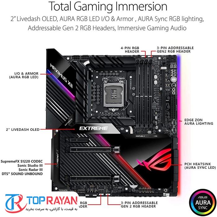 مادربرد ایسوس مدل ROG MAXIMUS XII EXTREME - 4