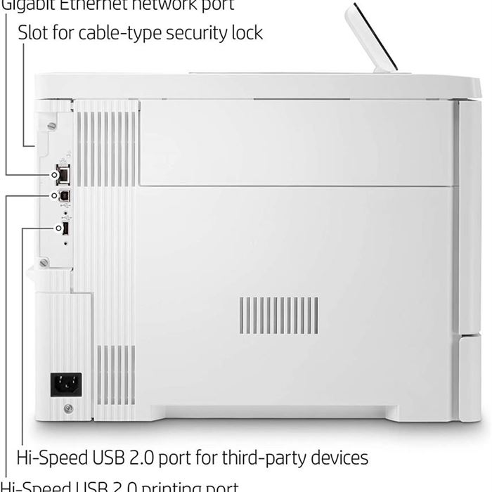 پرینتر لیزری رنگی اچ‌ پی مدل M555dn - 3