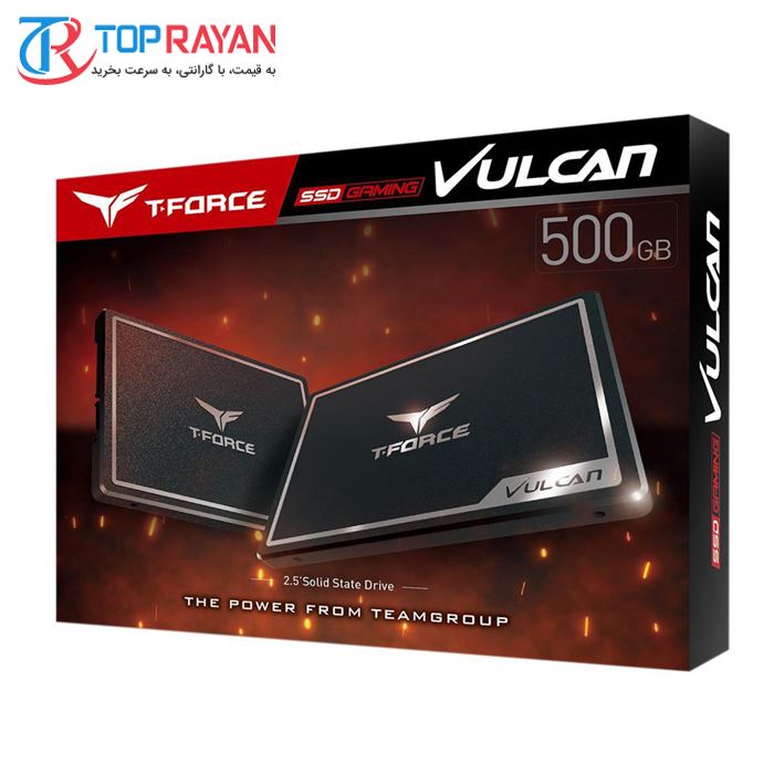 اس اس دی اینترنال تیم گروپ مدل T-FORCE VULCAN ظرفیت 500 گیگابایت - 5