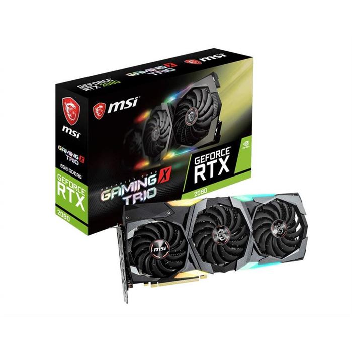 کارت گرافیک ام اس آی مدل GeForce RTX 2080 GAMING TRIO 8GB - 7