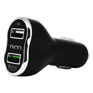 Tsco  USB TCG 21 Dual USB Car Charger With Micro U