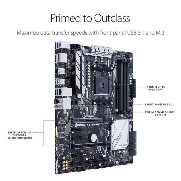 مادربرد ایسوس مدل X370-PRO - 8