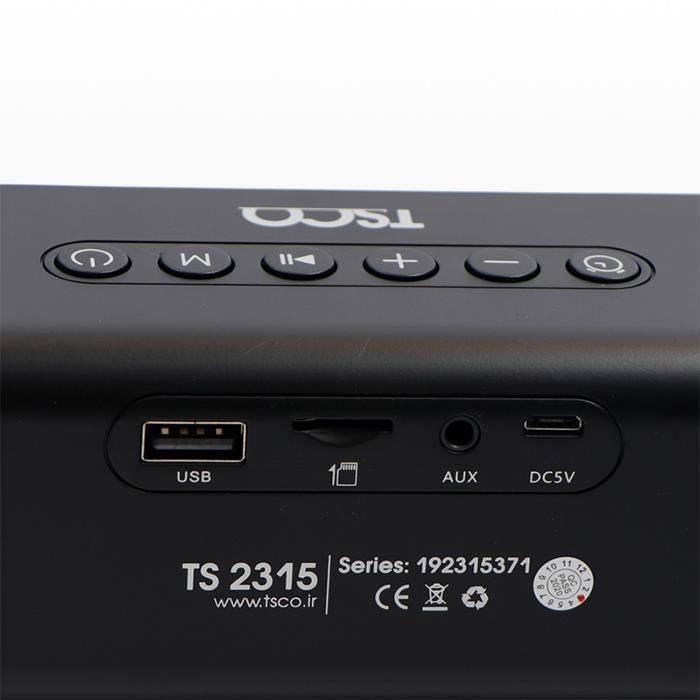 اسپیکر قابل حمل بلوتوثی تسکو مدل TS 2315 - 3