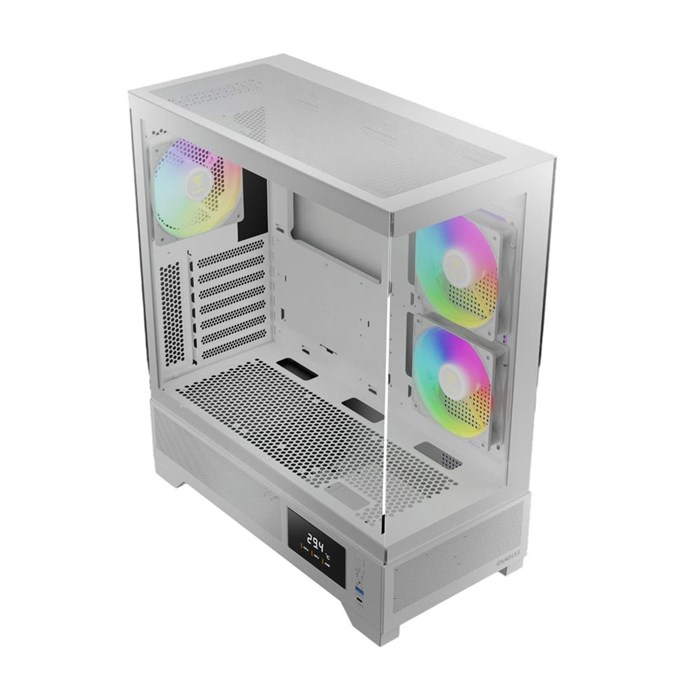 کیس گیمینگ گیم دیاس سفید ATLAS E1 ARGB - 2