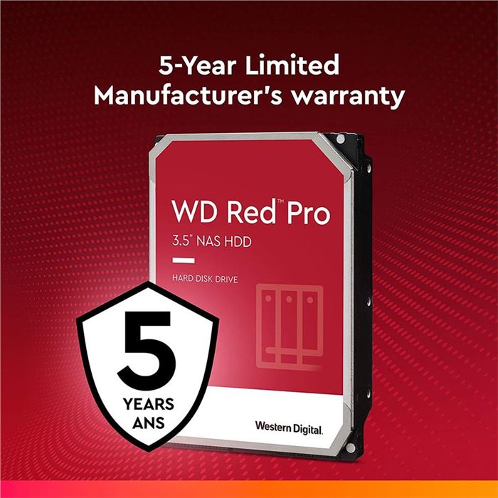 هارددیسک اینترنال وسترن دیجیتال مدل Red Pro با ظرفیت 18 ترابایت - 2