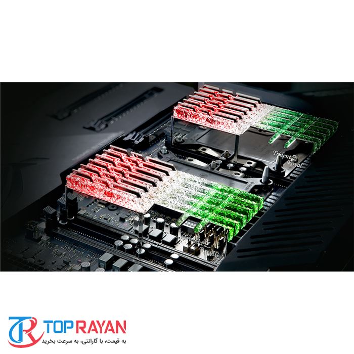 رم دسکتاپ دوکاناله جی اسکیل Trident Z Royal با فرکانس 3200 مگاهرتز و حافظه 16 گیگابایت - 3