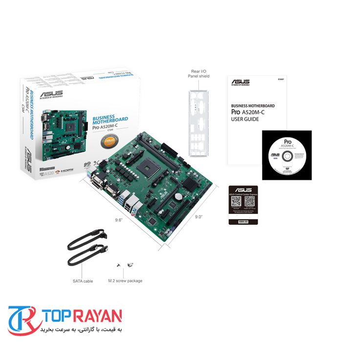 مادربرد ایسوس مدل Pro A520M-C/CSM سوکت AM4 - 2
