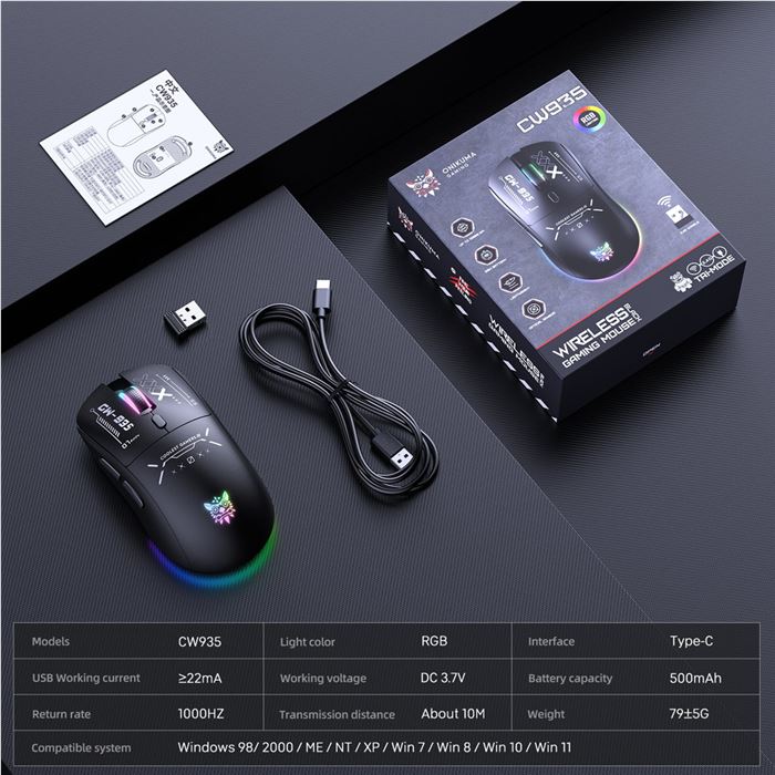 ماوس بی سیم اونیکوما مدل CW935 - 9