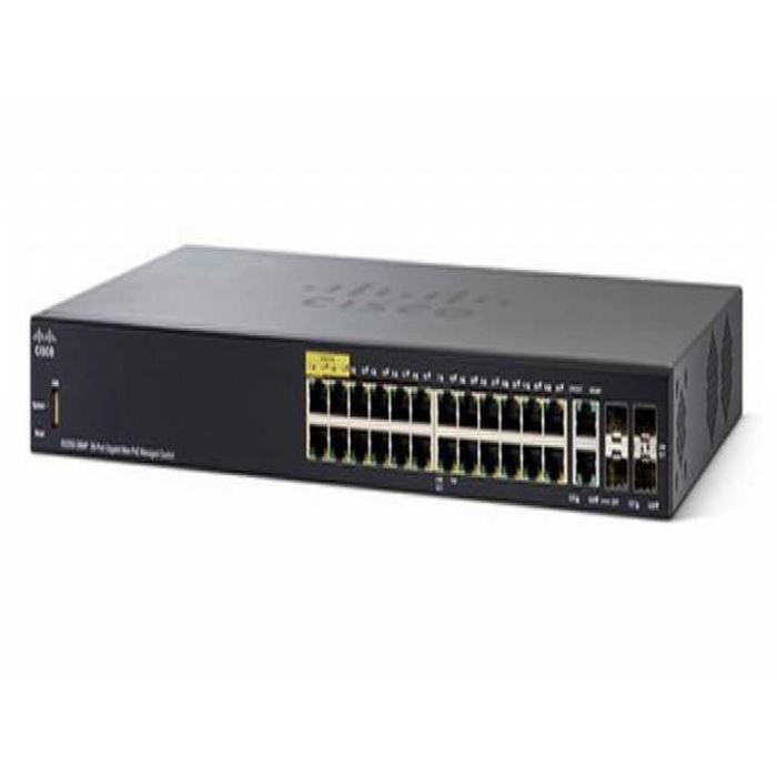 سوییچ 28 پورت سیسکو مدل SG350-28P - 4