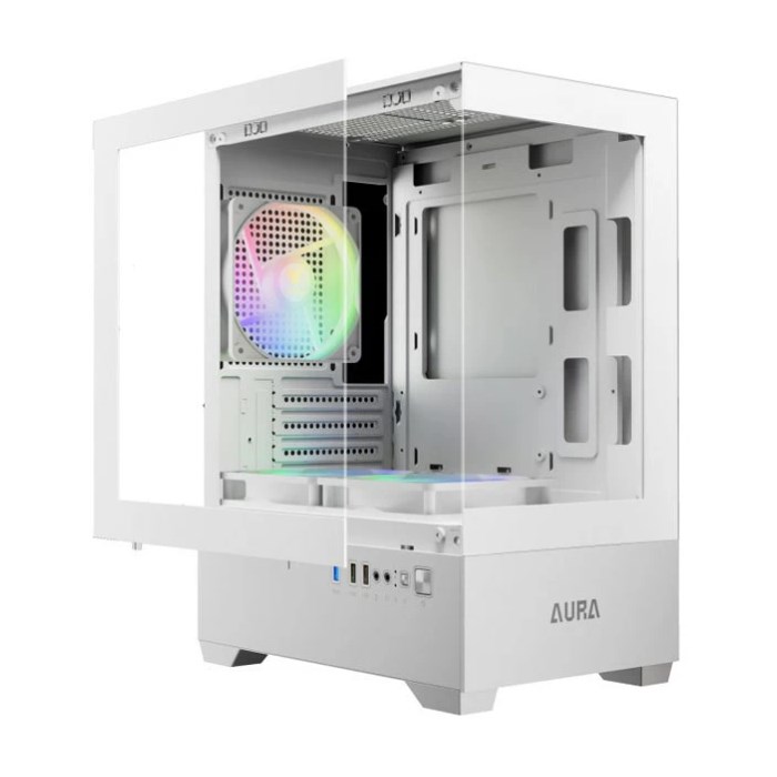 کیس کامپیوتر گیمینگ گیم دیاس مدل AURA GC9M WH - 2