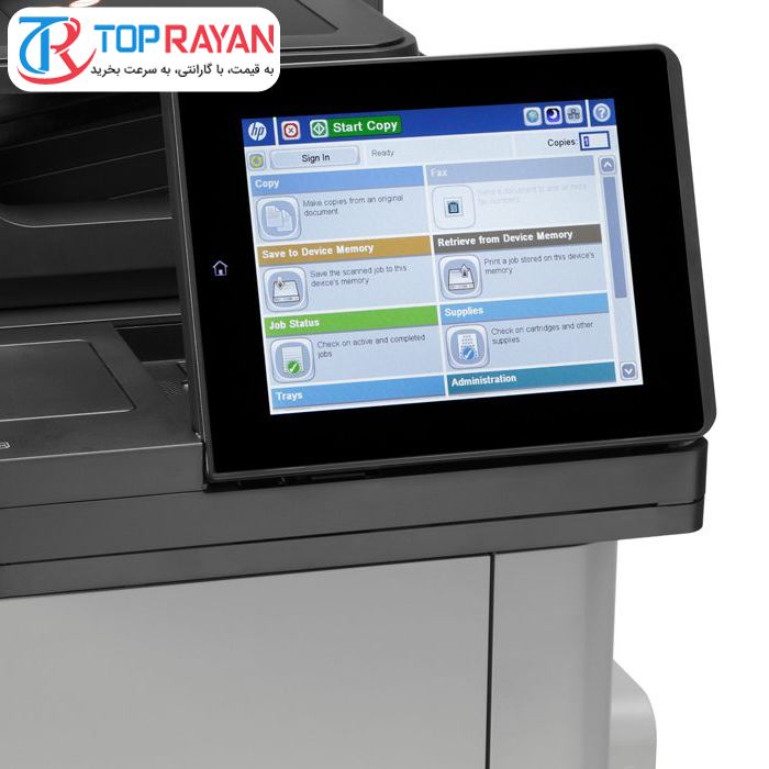 پرینتر چندکاره لیزری رنگی اچ پی مدل MFP M680dn - 6