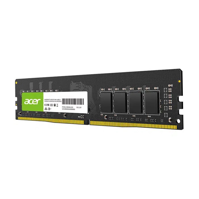 رم کامپیوتر DDR4 تک کاناله ایسر 3200 مگاهرتز CL22 مدل UD100 ظرفیت 32 گیگابایت - 5