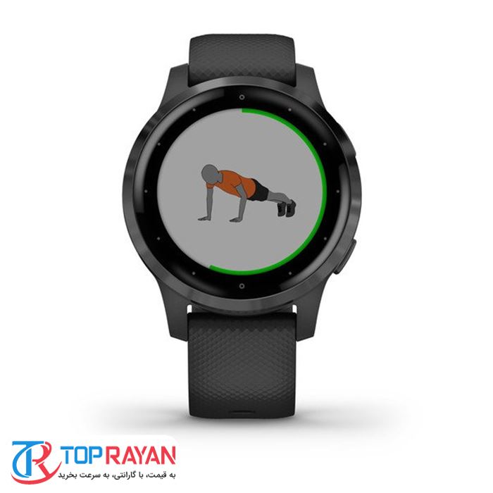 ساعت ورزشی گارمین مدل VivoActive ۴S Black with Slate Hardware - 5