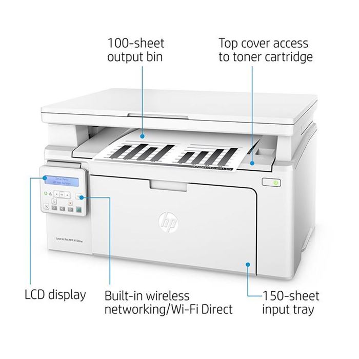 پرینتر اچ پی مدل LaserJet Pro MFP M130nw - 7