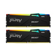 Kingston Fury Beast RGB Black 32GB 5600MHz Dual DDR5 CL40 Desktop Ram 