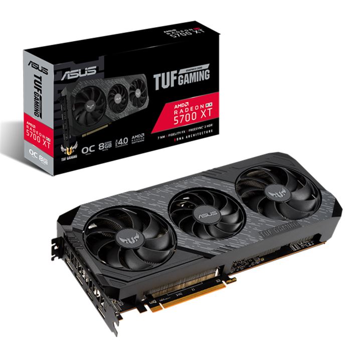 کارت گرافیک ایسوس مدل TUF 3-RX5700XT-O8G-EVO-GAMING حافظه 8 گیگابایت