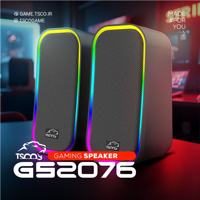 اسپیکر گیمینگ دسکتاپ تسکو مدل GS 2076 - 7