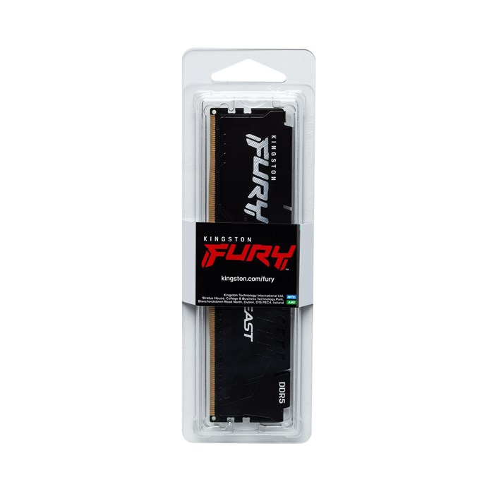 رم کامپیوتر تک کاناله کینگستون مدل Fury Beast با حافظه 16 گیگابایت و فرکانس 5200 مگاهرتز - 3