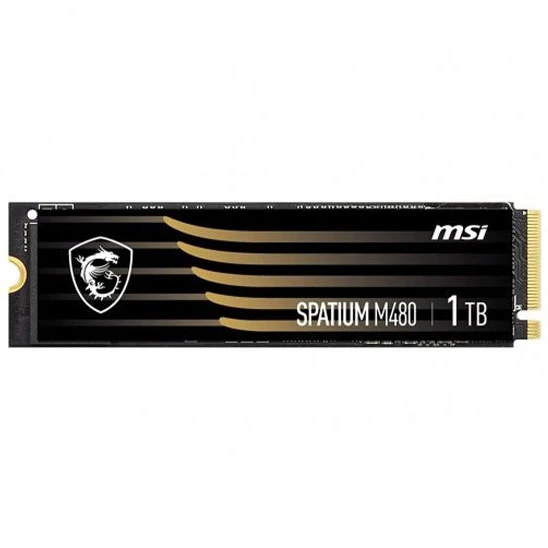 اس اس دی اینترنال ام اس آی مدل SPATIUM M480 PCIe 4.0 NVMe M.2 PLAY ظرفیت یک ترابایت Internal 