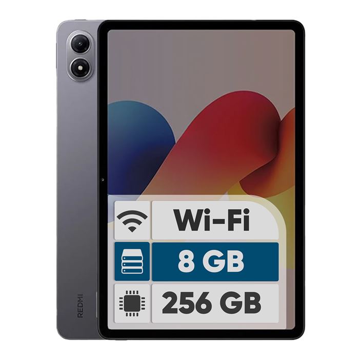 تبلت 12.1 اینچ شیائومی مدل Redmi Pad 2 Pro Wi-Fi، ظرفیت 256 گیگابایت و رم 8 گیگابایت، رزولوشن دوربین 8 مگاپیکسل، پشتیبانی از قلم و کیبورد - 2
