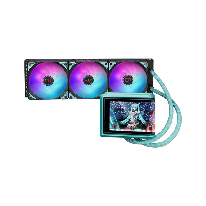 فن خنک کننده مایع پردازنده ایسوس ROG RYUO IV 360 ARGB HATSUNE MIKU - 2