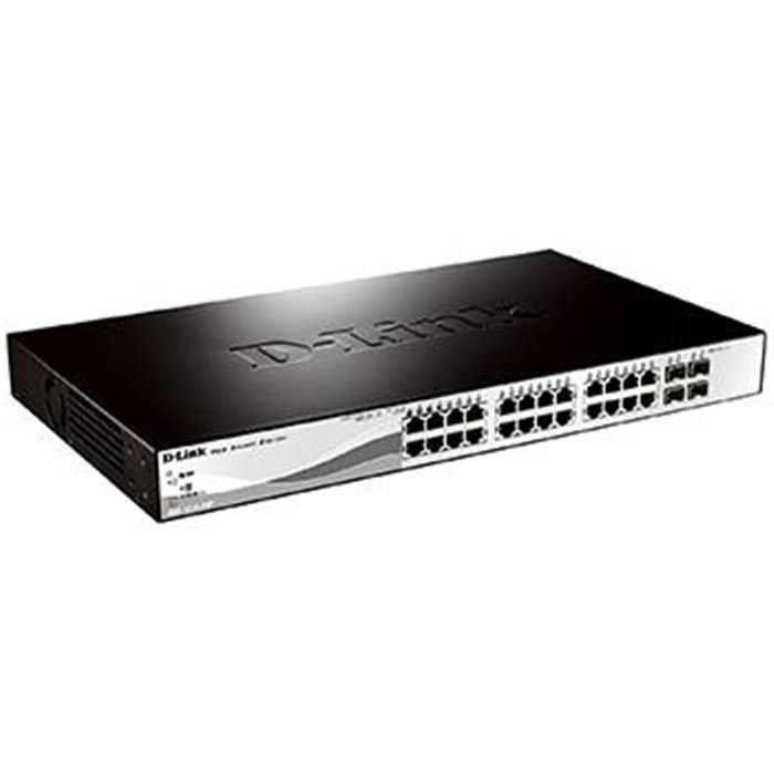 سوئیچ 28 پورت مدیریتی هوشمند دی لینک مدل دی جی اس 1210-28 ام پی - 8