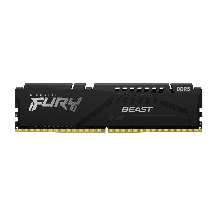 رم کامپیوتر تک کاناله کینگستون مدل Fury Beast با حافظه 16 گیگابایت و فرکانس 5200 مگاهرتز