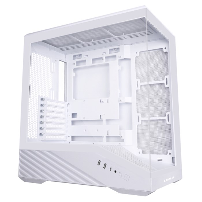 کیس گیمینگ لیان لی سفید Vector V100R - 4