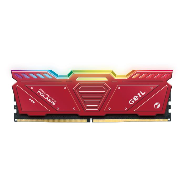 رم کامپیوتر DDR5 دو کاناله 5600 مگاهرتز CL38 گیل Polaris RGB (Red) ظرفیت 32 گیگابایت - 2