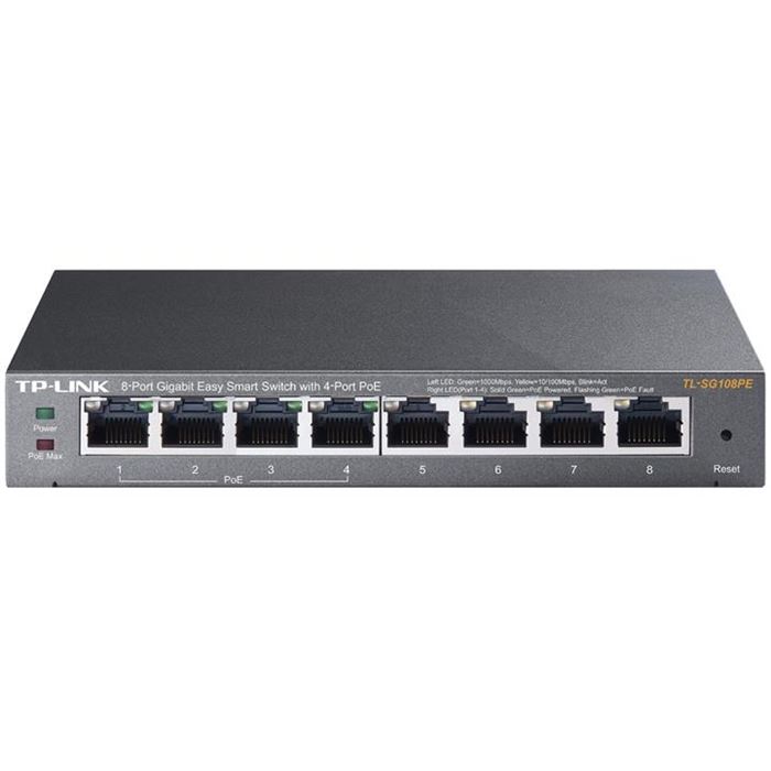 سوییچ 8 پورت تی پی-لینک مدل TL-SG108PE_V2 - 2
