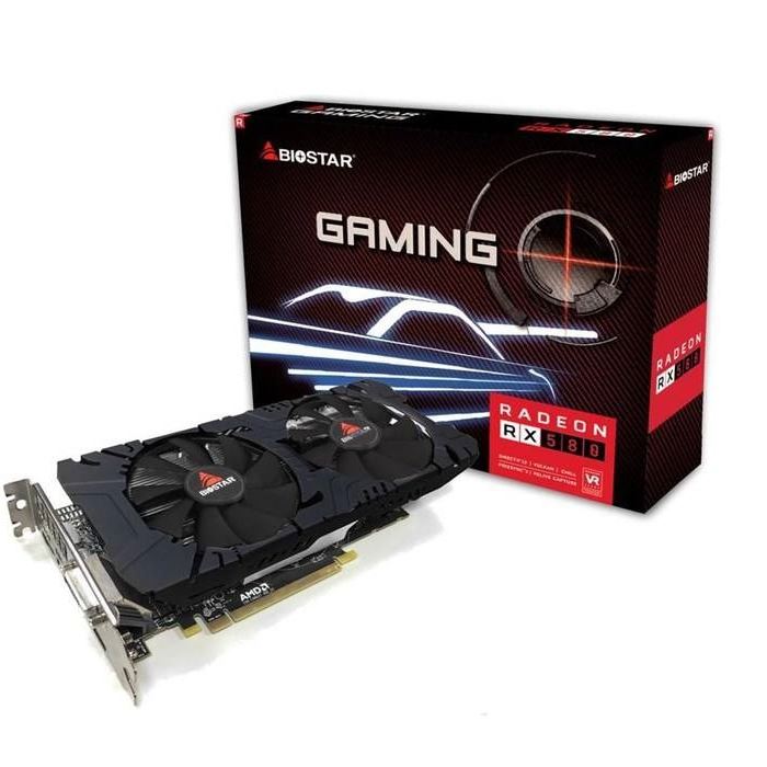 کارت گرافیک بایوستار مدل RX580 حافظه 8GB