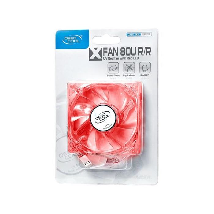 فن خنک کننده کیس دیپکول مدل  DEEPCOOL XFAN80 U R/R - 3
