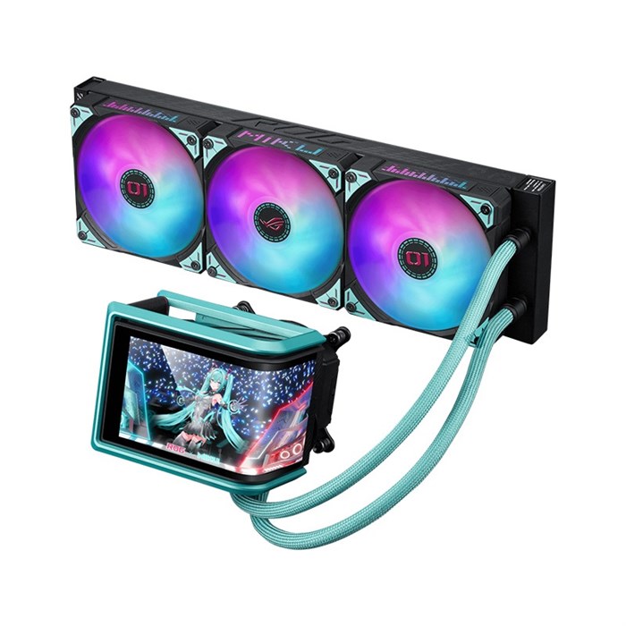 فن خنک کننده مایع پردازنده ایسوس ROG RYUO IV 360 ARGB HATSUNE MIKU